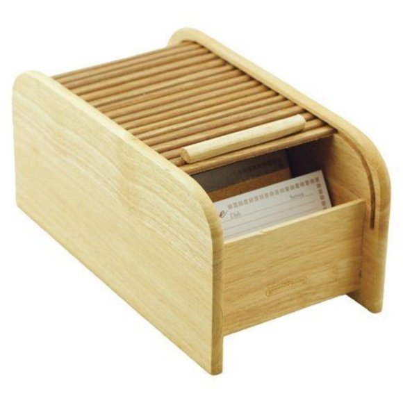 Mountain Woods Roll Top Recipe Box